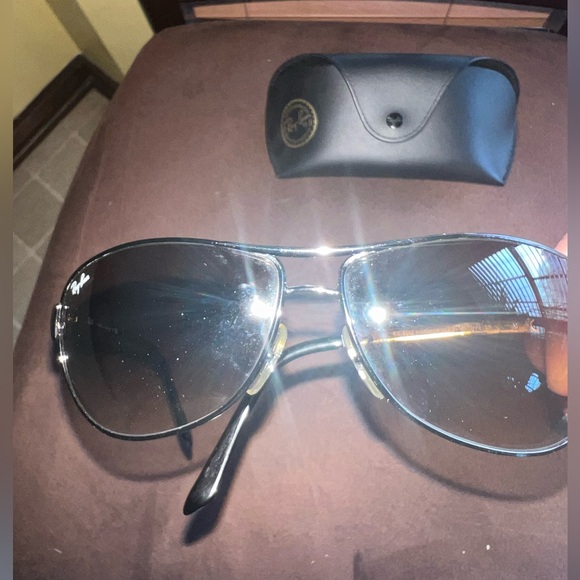 Ray-Ban sunglasses with case, Warrior 3342 - Picture 3 of 9